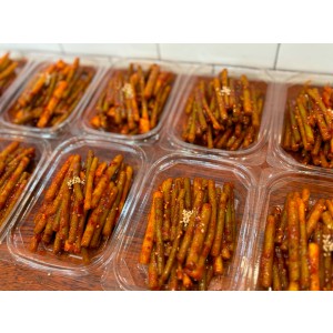 삭힌마늘쫑무침